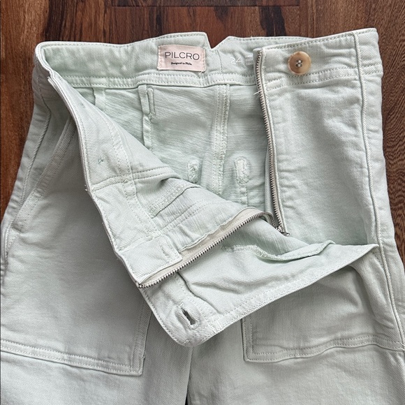 The Kit Cropped High-Rise Wide-Leg Trouser Jeans by Pilcro Anthropologie Size 24 - Picture 7 of 11